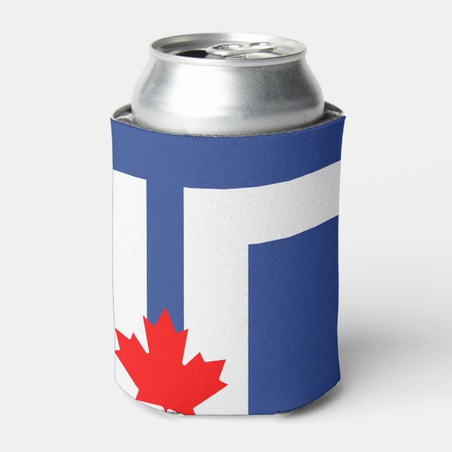 Porta-lata Bandeira de Toronto, Ontário (Can Front)