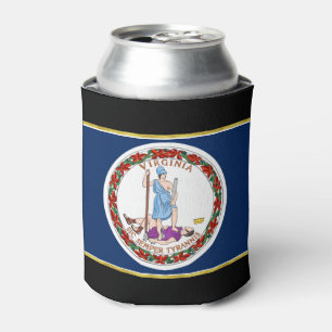 Porta-lata Bandeira de Virgínia
