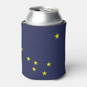 Porta-lata Bandeira do Alasca do estado