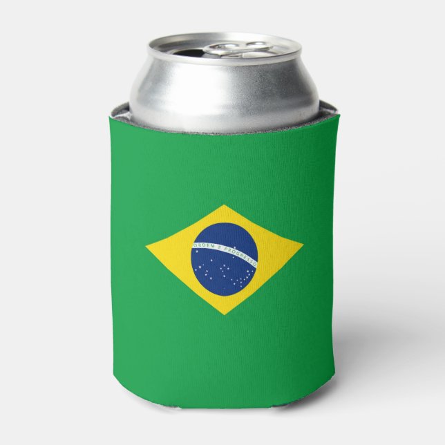 Porta-lata Bandeira do Brasil (Can Front)
