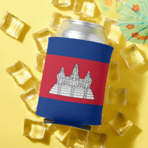 Porta-lata Bandeira do Camboja