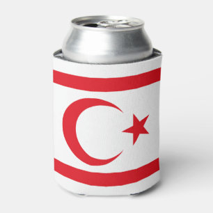 Porta-lata Bandeira do Chipre do Norte