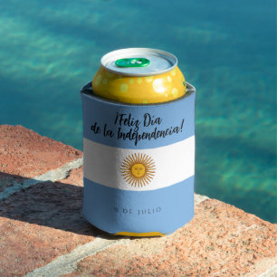 Porta-lata Bandeira do Dia da Independência da Argentina