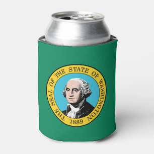 Porta-lata Bandeira do Estado de Washington