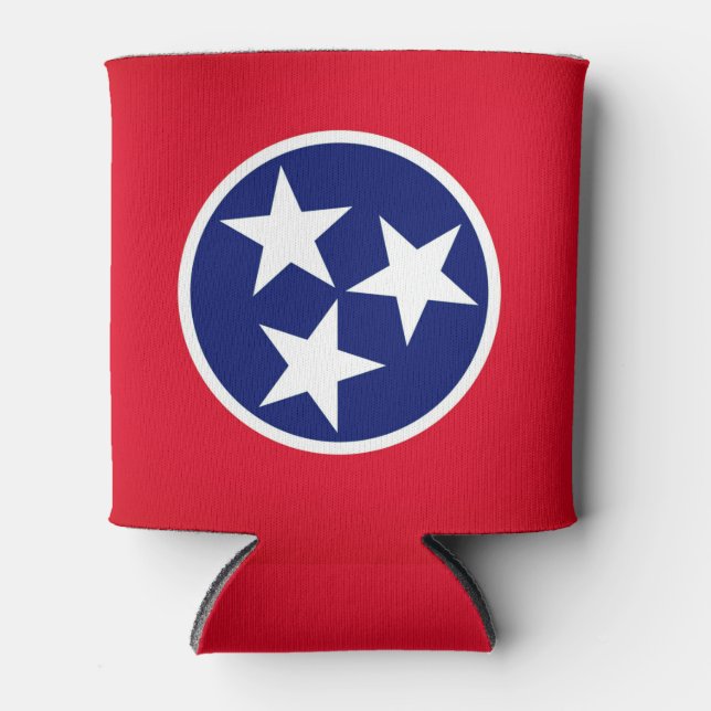 Porta-lata Bandeira do Estado do Tennessee (Frente)