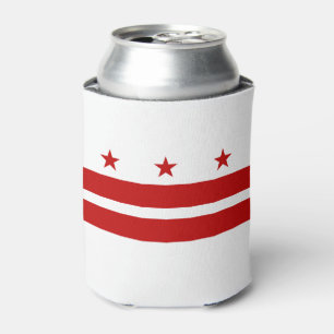 Porta-lata Bandeira do Estado Patriótico de Washington DC po