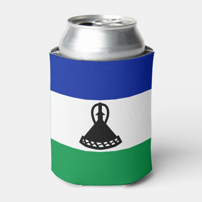 Porta-lata Bandeira do Lesoto (Can Front)