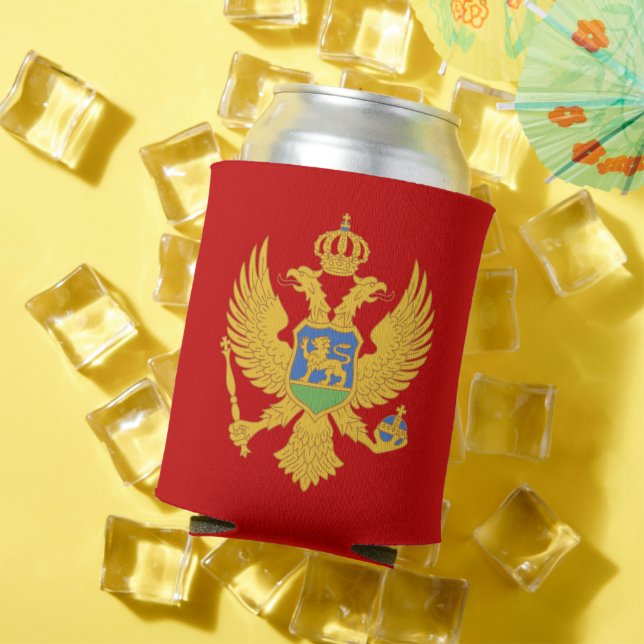 Porta-lata Bandeira do Montenegro (Verão in situ)