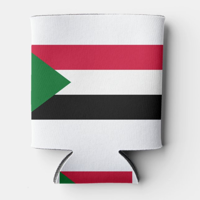 Porta-lata Bandeira do Sudão (Frente)