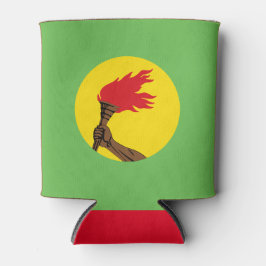 Porta-lata Bandeira do Zaire - República Democrática do Congo