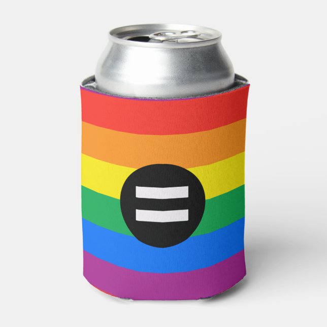 Porta-lata Bandeira dos Direitos Gay (Can Front)