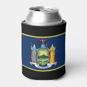 Porta-lata Bandeira dos Estados de Nova Iorque