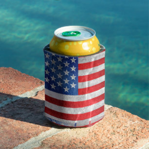 Porta-lata bandeira dos Estados Unidos