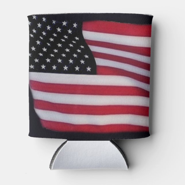 Porta-lata bandeira dos EUA (Frente)