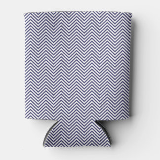 Porta-lata Bandeira dos EUA Blue & White Wavy ZigZag Chevron