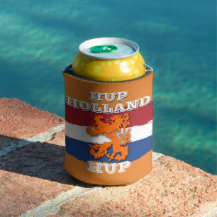Porta-lata Bandeira Holandesa Equipe Leão Laranja Holanda