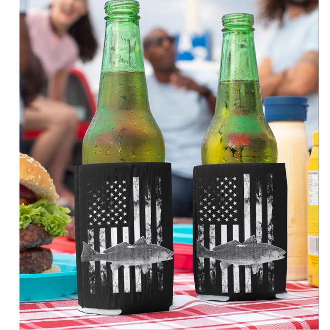 Porta-lata Bandeira legal robusta Americana Pesca de cantaril (Criador carregado)