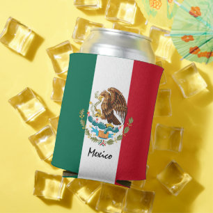 Porta-lata Bandeira mexicana pode resfriar a festa do México/