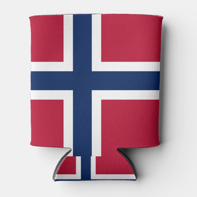 PORTA-LATA BANDEIRA NACIONAL DA NORUEGA REFRIGERA (Frente)