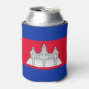 Porta-lata Bandeira Patriótica Cambojana pode resfriar