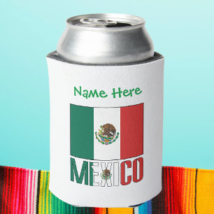 Porta-lata Bandeira Personalizada do México