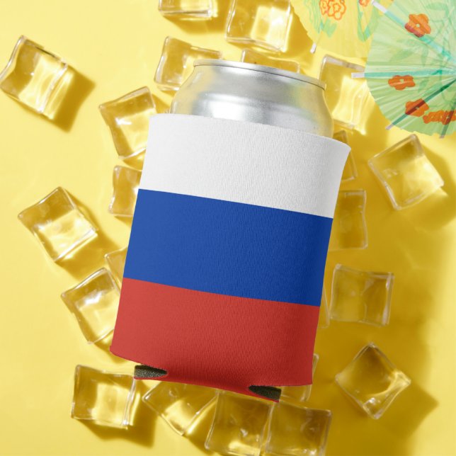 Porta-lata bandeira russa (Verão in situ)