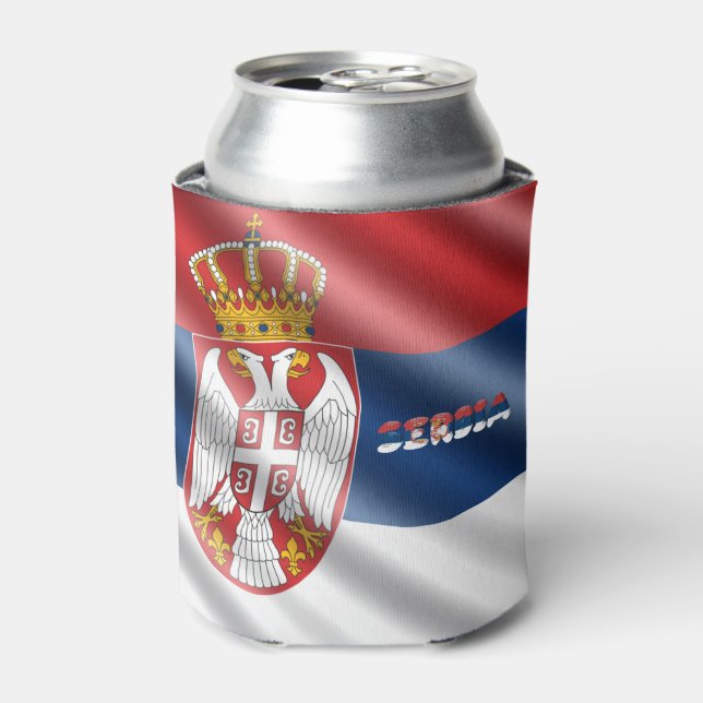 Porta-lata Bandeira sérvia (Can Front)