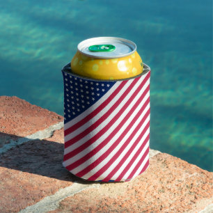 Porta-lata Bandeiras Patrióticas dos Estados Unidos