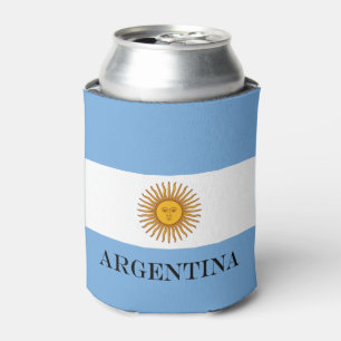 Porta-lata Bandera de bandeira da Argentina