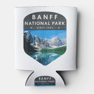 Porta-lata BANFF National Park T Shirt Hiking Tee Wanderlust.