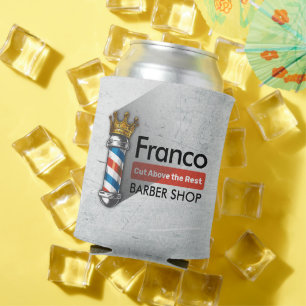 Porta-lata Barber Hair Compra Rei Coroa Barbeiro Par Salão