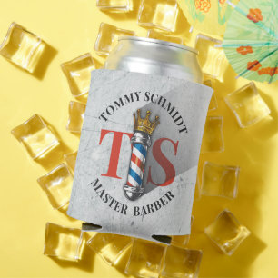 Porta-lata Barber Hair Compra Rei Coroa Barbeiro Par Salão