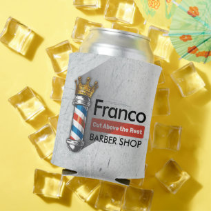 Porta-lata Barber Hair Compra Rei Coroa Barbeiro Par Salão