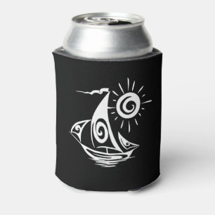 Porta-lata Barco à Vela Preguiçoso Caprichoso