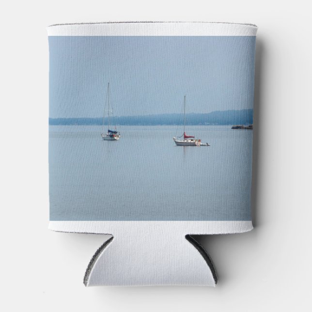 Porta-lata Barcos à vela no rio (Frente)