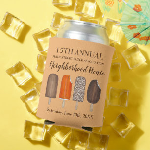 Porta-lata Bares Pop sorvetes Picnic