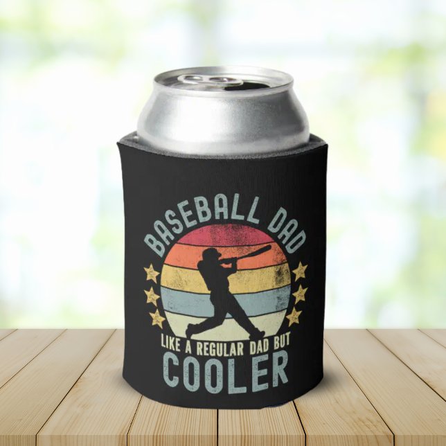 Porta-lata Baseball Dad Like a Regular Dad But Cooler Funny  (Criador carregado)