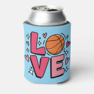 Porta-lata Basketball Love Cute Girls Women Basketball Player