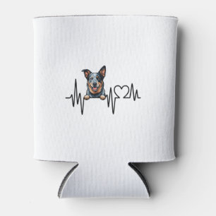 Porta-lata Batimento Cardíaco do Cão de Gado Australiano Ecg