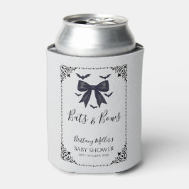 Porta-lata Bats e Arcos Chá de fraldas Gótico do Dia das Brux