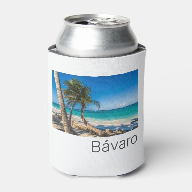 Porta-lata Bavaro Beach Caribe República Dominicana Souvenir (Can Front)