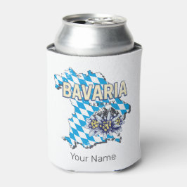 Porta-lata Baviera Alemanha — Mapa do Estado Federal Retro Ed