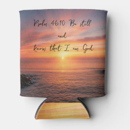 Porta-lata Be still and know that I am God - Koozie can coole