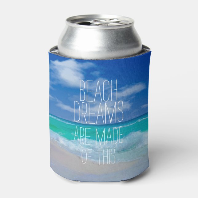 Porta-lata Beach Dreams Can Cooler (Can Front)