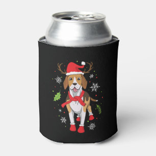 Porta-lata Beagle Natal Engraçado Presente de Natal