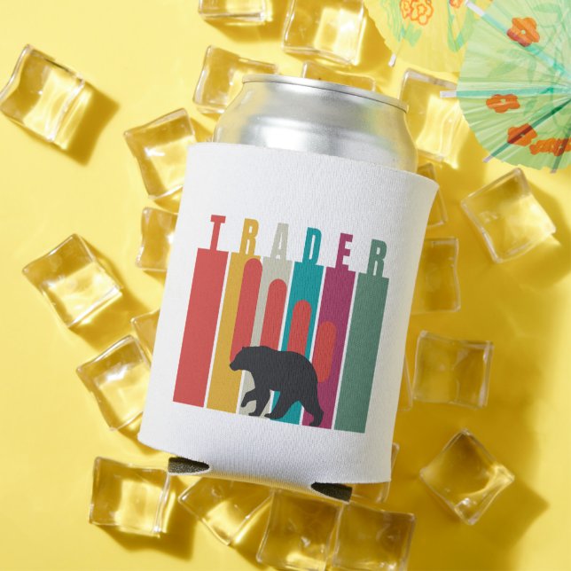 Porta-lata Bearish market | Trader | Simple design (Verão in situ)