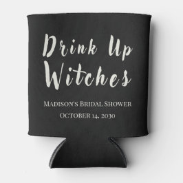 Porta-lata Beba bruxas Festa de solteira de outubro preto