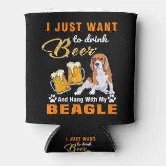 Porta-lata Beba Cerveja E Aguente Com Meu Beagle