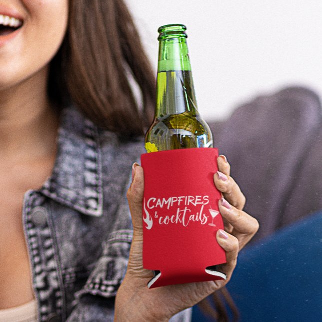 Porta-lata Bebendo de campismo e coquetéis (Criador carregado)