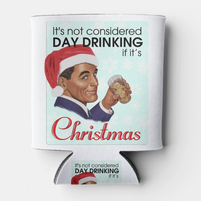 Porta-lata bebendo do dia para homens (Frente)